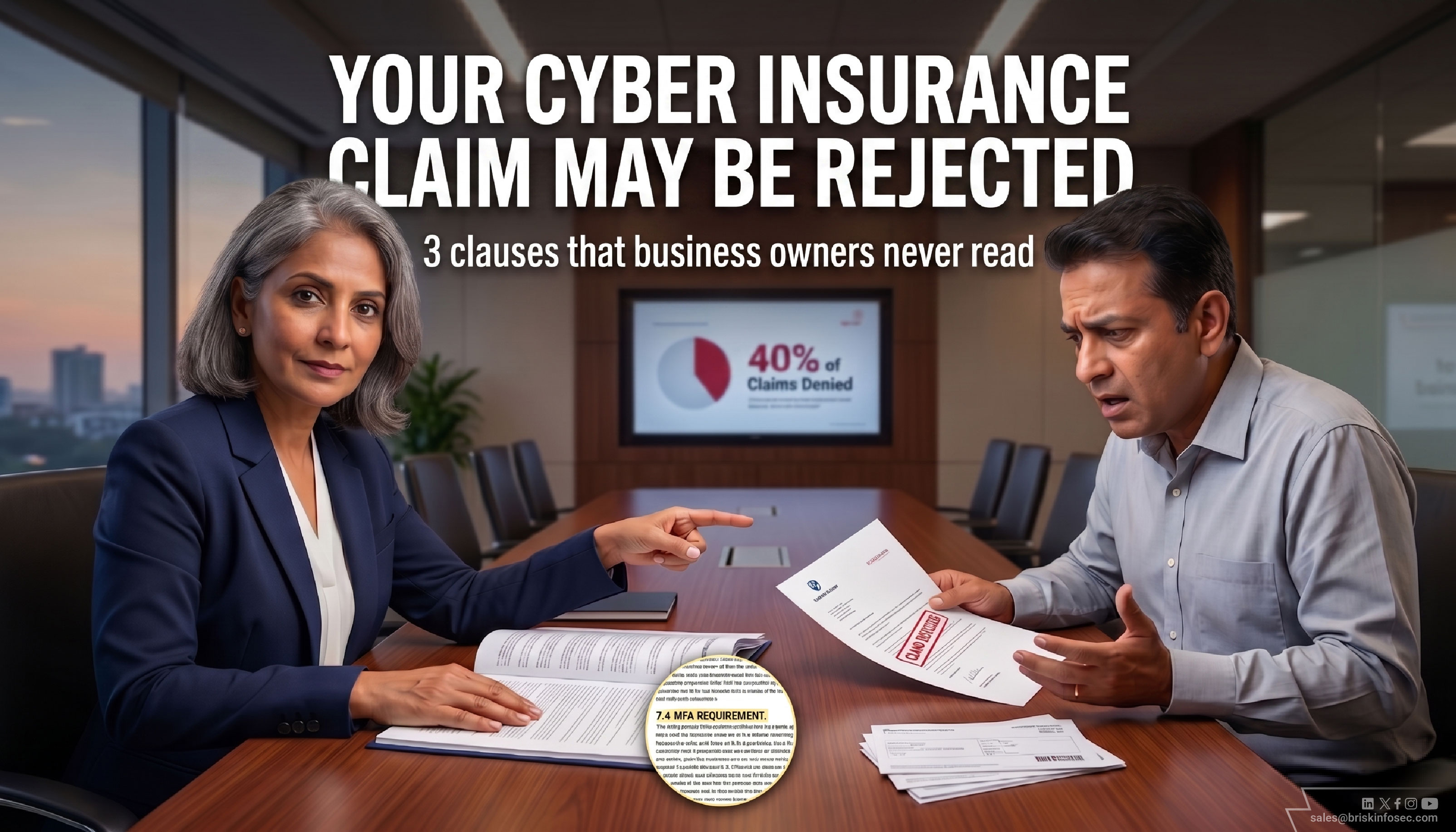 Your Cyber Insurance Claim May Be Rejected